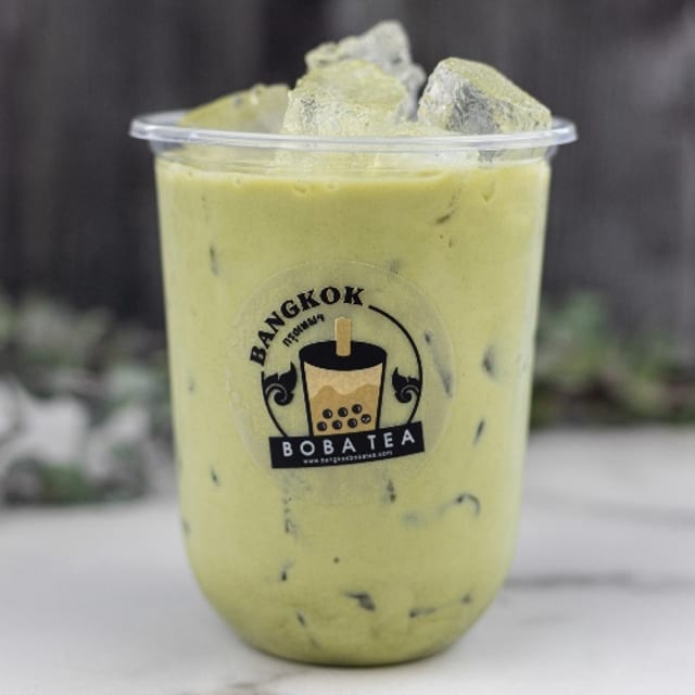 Japanese Matcha Milk Tea.
