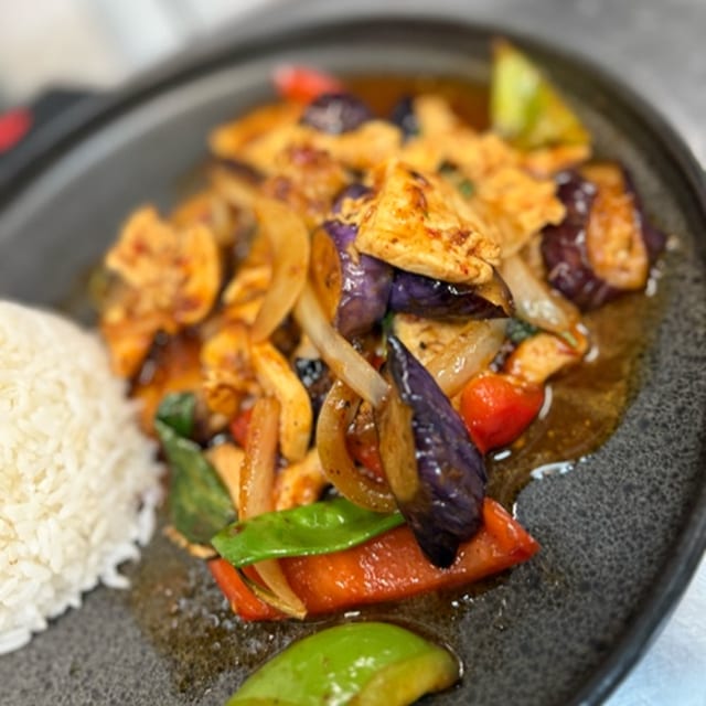 Spicy Eggplant.