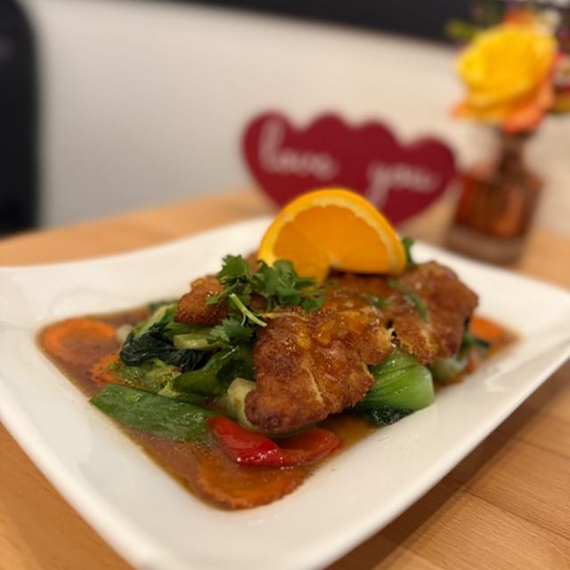 Orange Chicken.