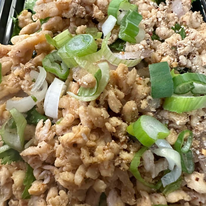 Laab Chicken or Beef or Pork.