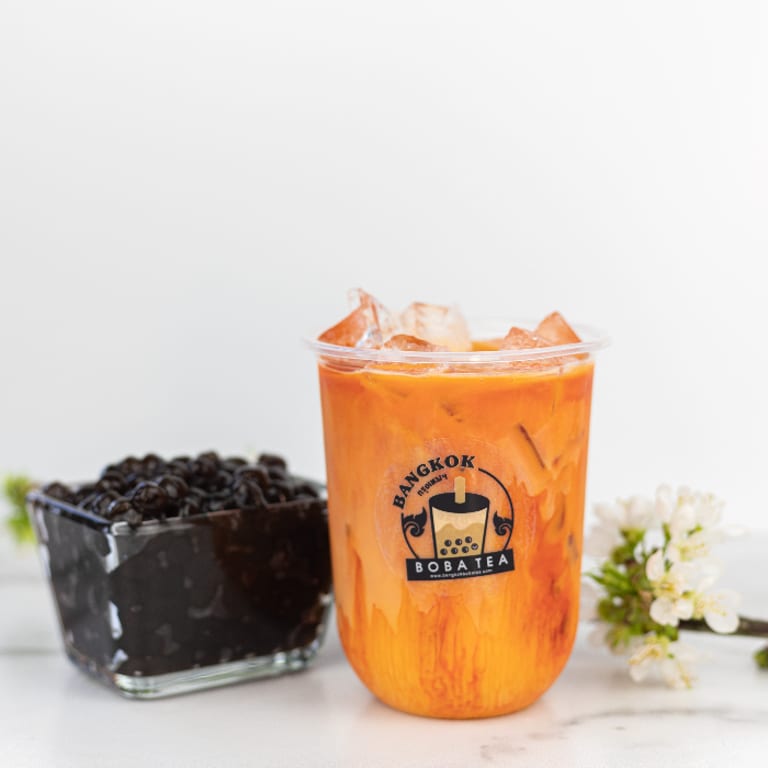 Refreshing Thai Milk Tea and Boba Drinks