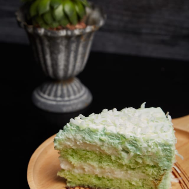 Pandan Coconut cake.