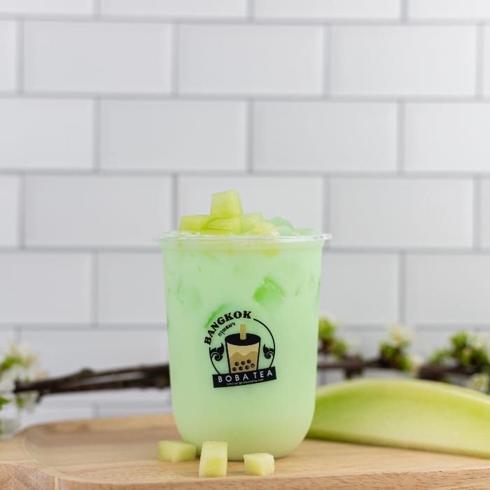 Honeydew Milk Tea.