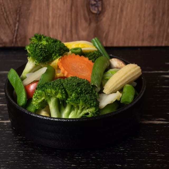 Steamed Veggies.