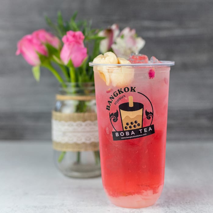 Rose and Lychee Green Tea.