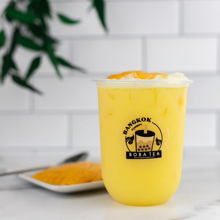 Mango Milk Tea.