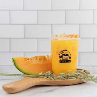 Cantaloupe Milk Tea