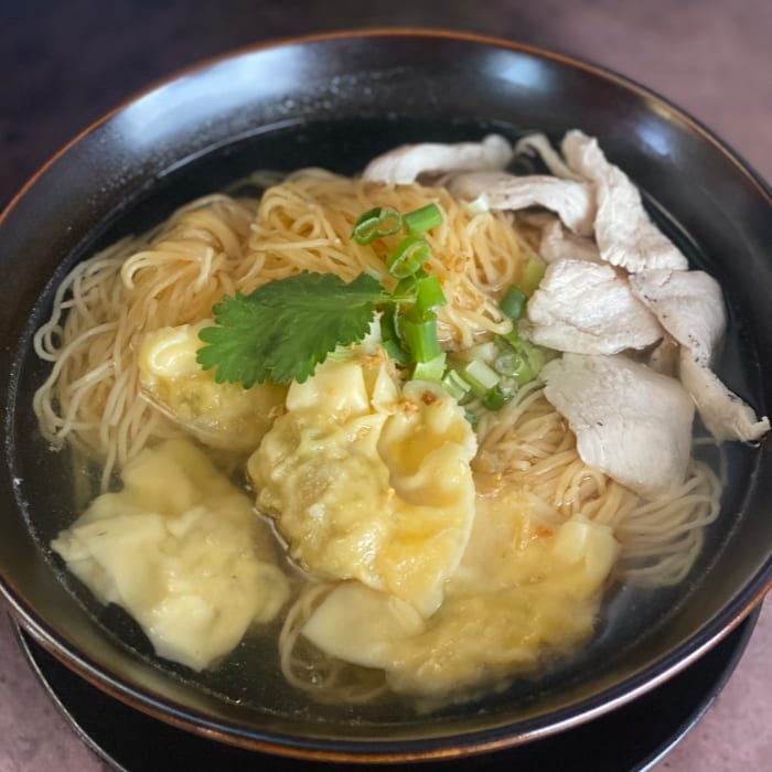 Egg Noodle & Wonton Soup.