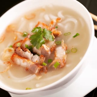31b. Noodle Soup with Crispy Pork (Homemade)