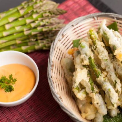 Crispy Asparagus.